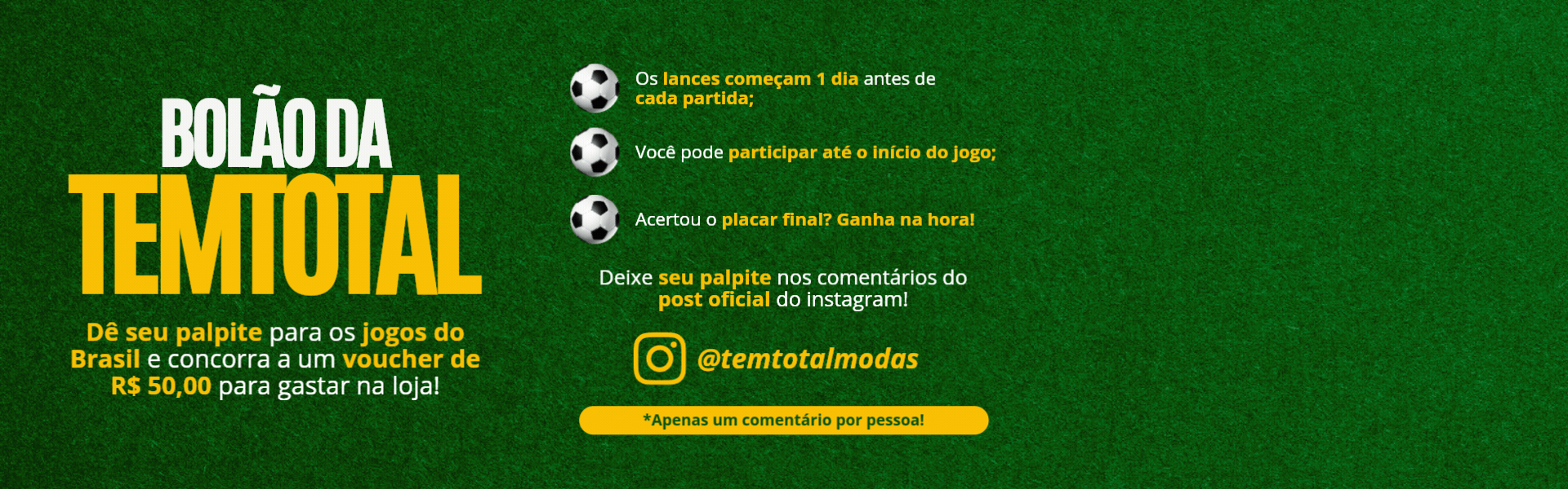 TM . Bolão TemTotal . Banner Desktop